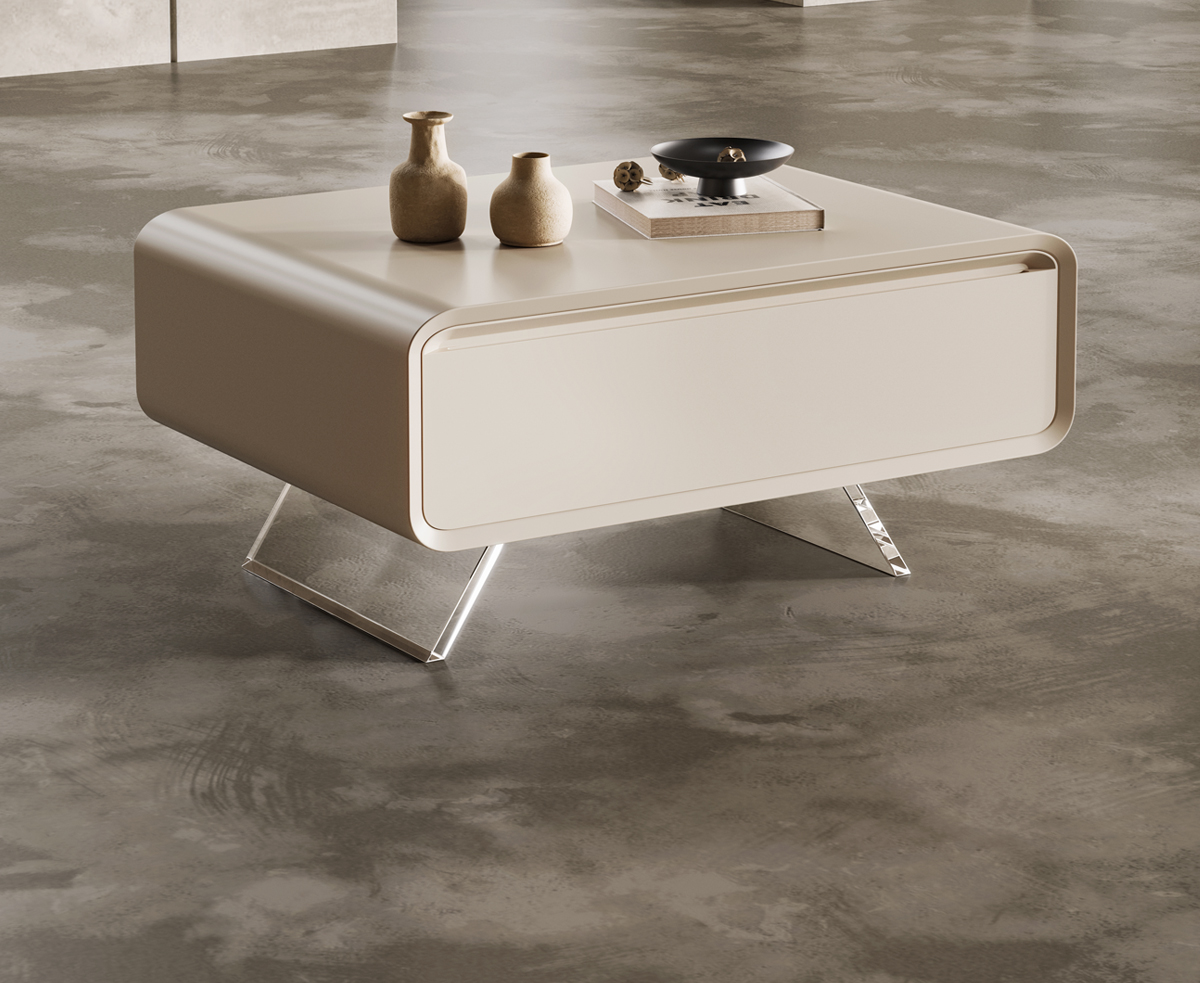 Acrylic floating coffee table living room home designer