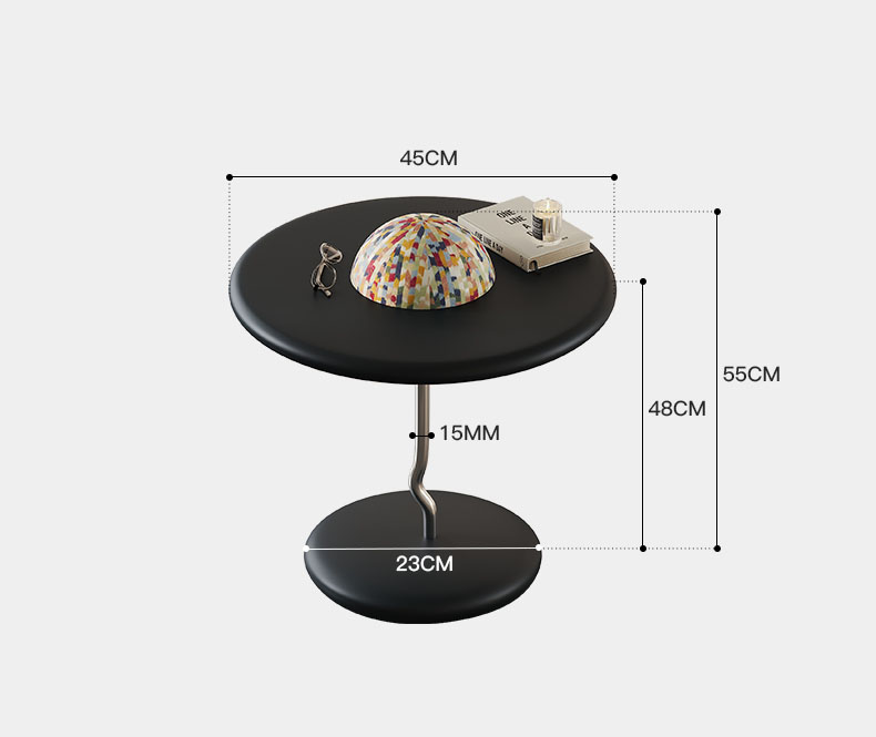 New creative side table living room bedroom modern light luxury art bedside cabinet