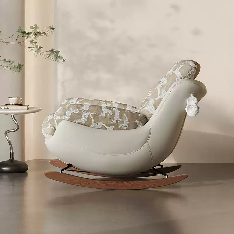 Designer patented flying pigeon rocking chair Italian style simple recliner balcony home lazy sofa