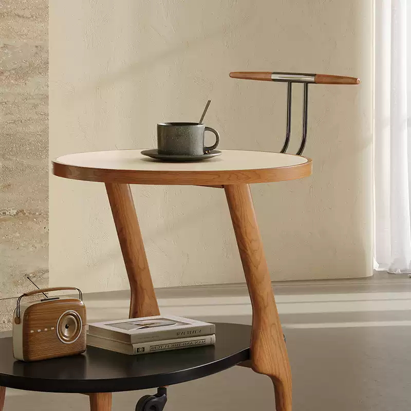 Trolley modern simple sofa movable coffee table bedside table creative living room