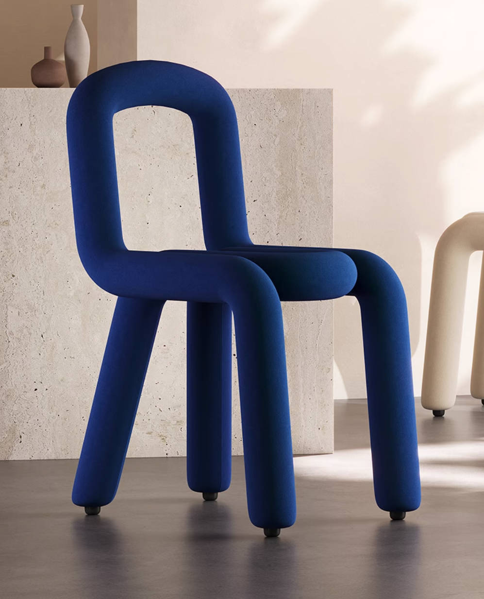 Designer home light luxury high-end special-shaped dining chair modern and simple