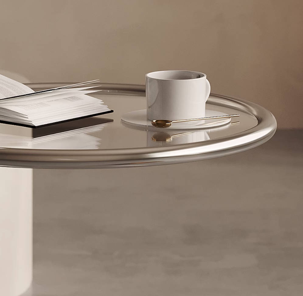 tainless steel side table master design living room studio light luxury modern