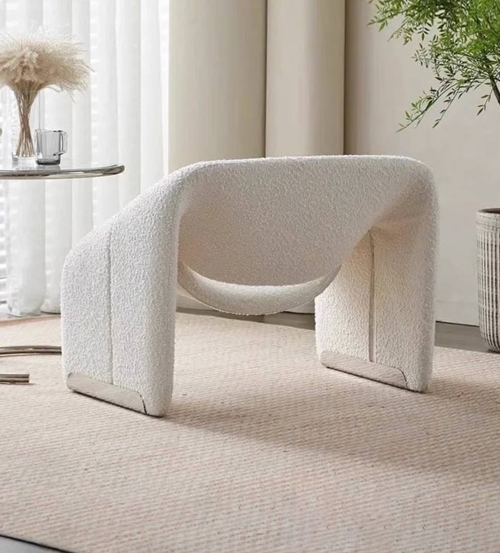 Smile single sofa chair living room lazy balcony home leisure special-shaped recliner