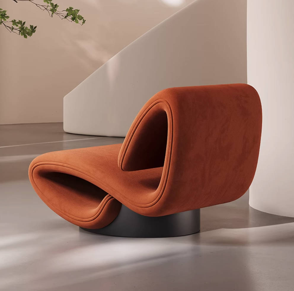 Italian designer sofa chair creative light luxury living room balcony leisure chair