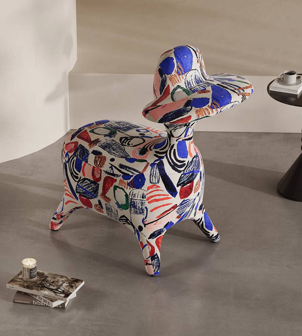 Internet celebrity Duck creative chair living room children's animal seat stool