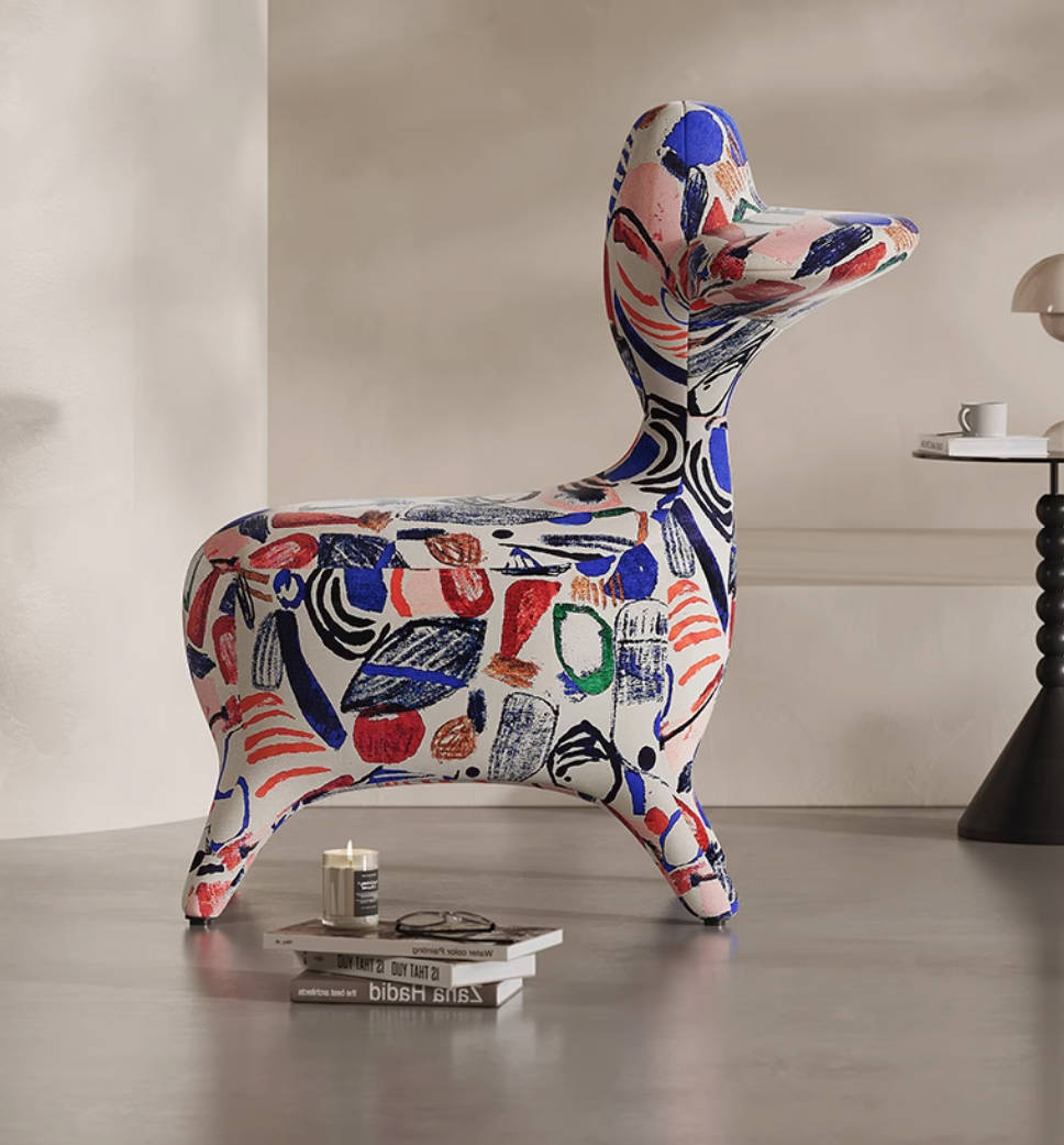 Internet celebrity Duck creative chair living room children's animal seat stool