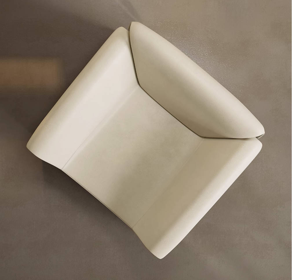 Internet celebrity crab chair leather modern light luxury creative designer leisure single sofa