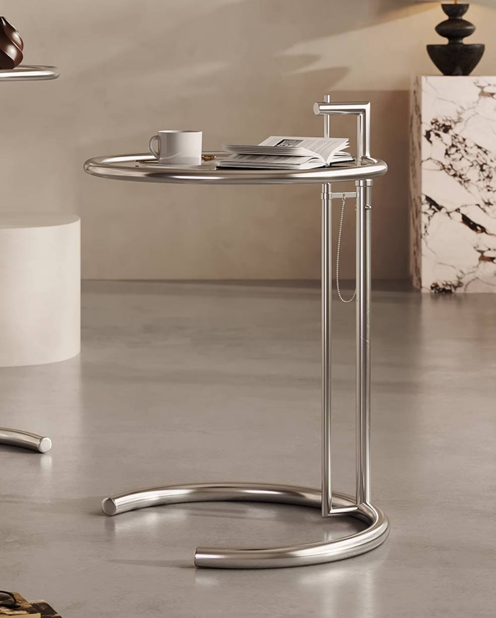 tainless steel side table master design living room studio light luxury modern