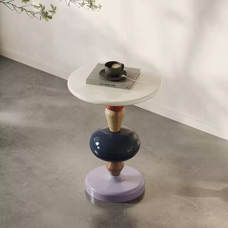 Tanghulu coffee table candy creative Nordic light luxury small side table art